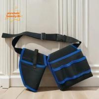 ราคา เพียวแฮร์บิวตี้ กระเป๋าเข็มขัดช่างไฟฟ้า ผ้าใบเสริมกระเป๋าเครื่องมือช่างไฟฟ้า แบบพกพาปรับได้ 360 หมุนความจุขนาดใหญ่เครื่องมือเอวกร (43323258142)