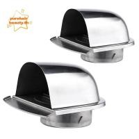 ราคา PUREHAIRBEAUTY Vents หมวกกันน้ํา การไหลเวียนของอากาศผนังภายนอก 100 150 มม สแตนเลสป้องกัน Pest Anti bird และหนูท่อตะแกรงระบายอากาศ (43024193077)