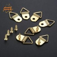 ราคา PUREHAIRBEAUTY 100 ชิ้น ถุงคลิปกรอบรูป กรอบรูปยึดสามเหลี่ยม D Ring ไม้แขวนเสื้อ โลหะลบได้กรอบฟันเลื่อยแขวนตะขอกรอบอุปกรณ์ฮาร์ดแวร์ (43023595259)