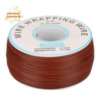 ราคา PUREHAIRBEAUTY ลวดทองแดงเดี่ยว Strand เส้นผ่านศูนย์กลางแกน 0 25 มม 200 ม ลวดห่อลวดทองแดง สีสัน 30AWG ห่อลวดทดสอบอิเล็กทรอนิกส์ (42675077136)