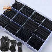 ราคา PUREHAIRBEAUTY แขนฉนวน 400 ชิ้น ชุดท่อหดความร้อน PE อุณหภูมิสูง อัตราส่วน 3 1 กาวเรียงรายท่อหดสีดําความร้อนอุตสาหกรรม (42124320620)