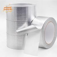 ราคา PUREHAIRBEAUTY เทปอลูมิเนียมฟอยล์ไฟเบอร์กลาส กันน้ํา 5 10 เมตรเทปพันท่อเครื่องปรับอากาศ ฉนวนกันความร้อน Sun proof เครื่องปรับอากาศแถบท่อ (41222492067)