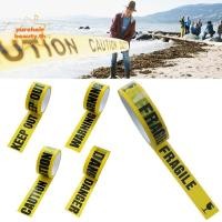 ราคา PUREHAIRBEAUTY เทปเตือน เทปสีเหลือง 2 4 ซม 25 M ป้ายระวังกาว เครื่องมือ FRAGILE เครื่องประดับสีดําตัวอักษร Danger Identification เทป Universal (40574395628)