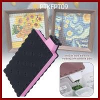 ราคา PTKFPT09 ชุดถาดภาพวาดเพชร พร้อมฝาปิดบิสกิตรูปร่างถาดภาพวาดเพชรขนาดใหญ่ DIYหัตถกรรมแผ่นประดับด้วยลูกปัดเย็บปักถักร้อยเก็บถาดเจาะพลิก (47450341088)