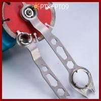 ราคา Ptkfpt09ประแจเครื่องบดมุมหนีบเสถียร4กรงเล็บเครื่องมือไฟฟ้าถอดสะดวก6ใน1เหล็กความแข็งแรงสูงสองหัวเครื่องบดหน้าแปลนประแจน็อต (56451930517)