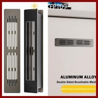 ราคา PTKFPT09 ตู้เสื้อผ้าช่องระบายอากาศตกแต่ง ตาข่ายระบายอากาศสี่เหลี่ยมผืนผ้าตู้ Breather Hole Cover 30 มม กว้างอลูมิเนียม พลาสติกระบายอากาศ Grille ตู้เสื้อผ้ารองเท้าอุปกรณ์เสริม (55900664577)