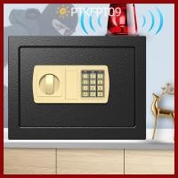 ราคา Ptkfpt09กล่องฝากนิรภัย ล็อคผสมขนาดเล็กทนไฟตู้เซฟ โลหะสร้างสรรค์สีดําทองป้องกันการโจรกรรมกระปุกออมสินการจัดเก็บเอกสาร (54351196353)