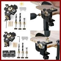 ราคา PTKFPT09 Dowelling Jig อลูมิเนียม 3 in 1 งานไม้ Pocket Hole Jig คุณภาพสูง 6 8 10 12 15 มม เจาะบิตงานไม้ (53950698238)
