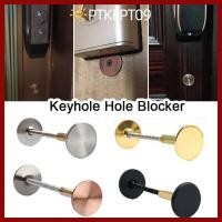 ราคา PTKFPT09 ตัวบล็อกตาแมว ตัวบล็อกรูประตูชุบสังกะสีป้องกันการโจรกรรม ฝาครอบตกแต่งแบบพกพาความปลอดภัยล็อครูแพทช์เครื่องมือประตู (53550763588)