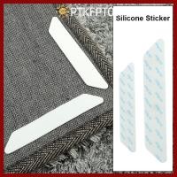 ราคา PTKFPT09 8 ชิ้นพรมเทปที่ถอดออกได้ล้างทําความสะอาดได้ซิลิโคนกระเบื้องพื้นสติกเกอร์ซิลิโคนนํากลับมาใช้ใหม่สําหรับพรม Grippers (50950901893)
