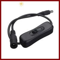 ราคา PTKFPT09 สวิตช์ไฟ สีดําสีขาว DC 12V ชายหญิงสายไฟ ปุ่มสวิทช์พลาสติกบนไฟ LED Strip (50450675044)