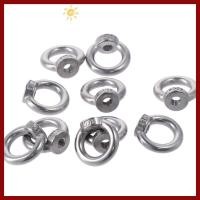 ราคา PTKFPT09 1 10pcs Lifting Eye Nut 304 สแตนเลสสตีลแหวนเกลียว Nut Fastener ฮาร์ดแวร์ M8 5 16 Eye Bolt สกรูยกอุปกรณ์เสริม (49701868009)