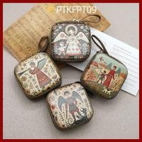 ราคา PTKFPT09 กระเป๋าเก็บลูกประคําสวดมนต์ การ์ตูนซิปกล่องเครื่องประดับคริสเตียน แบบพกพา Virgin Mary 7x7 ซม Elegant Christian ของขวัญ Devotees (47951052792)