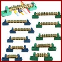 ราคา PTKFPT09 ทองแดงสกรู Terminal Block แถบทองเหลืองป้องกันกล่องกระจายสายไฟ Terminal ทองแดง Terminal Blocks (47850783352)