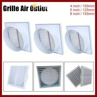 ราคา PTKFPT09 1 ชิ้น Fresh Air Exhaust Outlet พลาสติกผนังเพดาน Grille Air Outlet ทนทาน Grilles Cover White Pipeline ระบายอากาศเครื่องปรับอากาศ Outlet (45350684777)