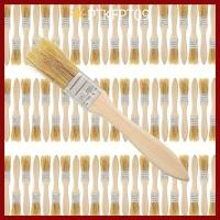 ราคา PTKFPT09 10 ชิ้นแปรงหมู Mane ด้ามไม้ DIY แปรงทาสีขนแปรง เครื่องมือมืออาชีพแบนหนาแปรงทาสีผนัง Art Handwork (45301592720)