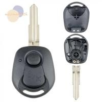 ราคา MOSSMA เปลือกกุญแจรถ ฝาครอบรีโมทเปลี่ยนกุญแจรีโมท อุปกรณ์ 2 ปุ่ม Uncut Blade กุญแจรถ Fob สําหรับ Ssangyong Actyon Kyron Rexton (57100752050)