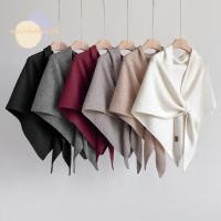 ราคา ผ้าคลุมไหล่ถักจากตะไคร่น้ำ แบบสามเหลี่ยม สำหรับฤดูหนาว อบอุ่นและนุ่มนวล (54950232771)