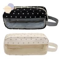 ราคา ตะไคร่น้ํา กระเป๋าใส่ปากกา ดินสอพกพาลายดาว เรียบง่ายนุ่มสัมผัสความจุขนาดใหญ่เครื่องเขียนออแกไนเซอร์อุปกรณ์การเรียน (47551531636)