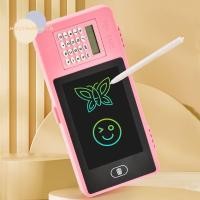 ราคา ตะไคร่น้ํา ดินสอ ที่มีหน้าจอจอแอลซีดีลบได้กระดานวาดภาพกล่องปากกา การ์ตูนที่มีเครื่องคิดเลขลายมือ3 ใน 1กล่องเครื่องเขียนของขวั (41355549762)