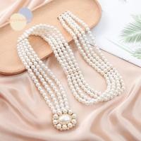 ราคา เข็มขัดมุกสีขาวหรูหราพร้อมคริสตัล สำหรับแฟชั่นผู้หญิง (57850242969)