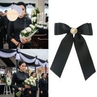 ราคา ตะไคร่น้ำ ริบบิ้นสีดำและเข็มกลัด สำหรับงานศพและไว้อาลัย (57600588902)