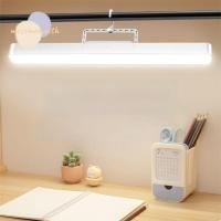 ราคา MOSSMEMA โคมไฟแขวน 3 สีเปลี่ยนปรับความสว่างได้โคมไฟตั้งโต๊ะ LED รีโมทคอนโทรลหรี่แสงได้ประหยัดพลังงานป้องกันดวงตาโคมไฟตั้งโต๊ะ USB ไฟตู้เสื้อผ้า (58050466773)