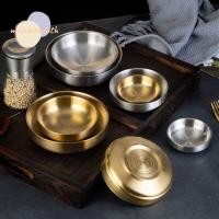 ราคา MOSSMA ชามซุป จานปรุงรสเสิร์ฟผนังสองชั้นแตก ชามกุญแจกลมสแตนเลส 304 บ้าน (54601966156)