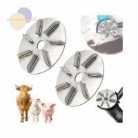 ราคา ตะไคร่น้ํา แผ่นกําจัดขนหมู มัลติฟังก์ชั่น 7 9 เกียร์เครื่องมือกําจัดขนหมู แผ่นขูดขนหมูสแตนเลสประหยัดแรงงาน (45550582287)