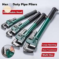 ราคา ตะไคร่น้ํา คีมจับท่อ โลหะ10 12 14 18 ประแจท่อตรง ที่มีประโยชน์หนักลื่นจับประแจมือเครื่องมือบํารุงรักษามือ (42526352480)