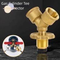 ราคา MOSSMA วาล์วสามทางพร้อมสวิตช์ อุปกรณ์วาล์วรูปตัว Y ขั้วต่อแตะ บรรเทาความเครียด อะแดปเตอร์แยกแก๊สทองเหลือง 4 จุด ถังแก๊สเหลว (27393487374)