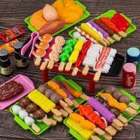 ราคา ข้ามพรมแดนเด็กผ่านบ้านจำลองอาหารของเล่นบาร์บีคิวชุด BBQ Bbq Grill Bbq Skewers (28309830049)