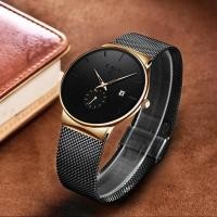 ราคา สไตล์ใหม่ตาข่ายเข็มขัดเย็นกีฬานาฬิกาควอทซ์ (49601080486)
