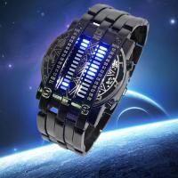 ราคา สองแถวแสงนาฬิกาสองขั้ว นํา นาฬิกาอิเล็กทรอนิกส์ธุรกิจผู้ชายโซ่นาฬิกา นํา (26642869630)