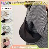 ราคา กระเป๋าคาดเอวทรงครึ่งวงกลม กระเป๋าคาดไหล่อเนกประสงค์แบบเรียบง่าย กระเป๋าคาดไหล่ไนลอนแบบลำลอง ใช้ได้ทุกวัน LuminousDew (46351927360)