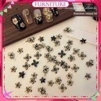 ราคา เครื่องประดับเงินเก่าแกะสลักอ่อนสไตล์ย้อนยุคสีสันสดใสดอกไม้เรซินเคลือบทอง 50 ชิ้น ประดับตกแต่งเล็บสำหรับนักเรียนหญิง อุปกรณ์ทำเล็บสำหรับร้านทำเล็บ เฟอร์นิเจอร์ (54501666410)