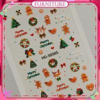 ราคา สติกเกอร์ติดเล็บลายคริสต์มาส ลายคริสต์มาส ริบบิ้นโบว์ 5 มิติ ลายนูน การ์ตูนน่ารัก อุปกรณ์ตกแต่งเล็บ สำหรับร้านทำเล็บ เฟอร์นิเจอร์ (48351425090)