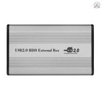 ราคา โปรโมชั่น USB2 0 ถึง IDE Hard Disk Case 2 5 IDE HDD Enclosure กล่องฮาร์ดดิสก์แบบพกพาอลูมิเนียม HDD Enclosure สีเงิน (41510770234)