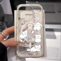 ราคา เคสโทรศัพท์ ลายแมวกีตาร์ถุงลมนิรภัยสองสีเข้ากันได้กับ iPhone 13 14 11 15 12 13 12PRO 16PRO 11PROMAX 13PROMAX 14PROMAX 14PLUS 15PLUS 16PLUS HVSY (54900805037)