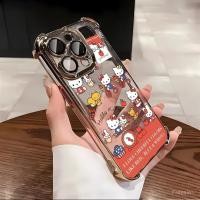 ราคา เคสโทรศัพท์ ไฟฟ้าสี่มุมกันกระแทกสําหรับiPhone 14 13 11 15 16 12 17 15PRO 16PRO 11PROMAX 13PROMAX 15PROMAX 14PLUS 17AIR 16PLUS Hello Kittyขี่จักรยานการ์ตูนออกแบบVX (56350682484)