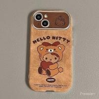 ราคา เคสโทรศัพท์โทรศัพท์ออกแบบแมวรักสีแดงคิตตี้เหมาะสําหรับ ไอโฟน17 15 14 13 16 11 12 14โปรแม็กซ์ 11โปรแม็กซ์ 15มือโปร 17มือโปร 14บวก 16บวก ใช้วัสดุหนังสีน้ําตาลด้วยวินโดว์ (50550170339)