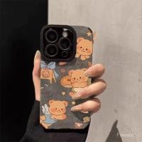 ราคา โทรศัพท์เคสโทรศัพท์เด็กอะโวคาโดหมีเหมาะสําหรับ ไอโฟน1213151617141112Pro17pro17air15PLUSXXS ใช้วัสดุหนังหรูหรากันกระแทก K6GN (49250787217)
