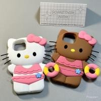 ราคา การ์ตูน3D แหวนว่ายน้ำ KT Cat เข้ากันได้กับ iPhone 15 PRO MAX Case iPhone 14ใหม่13 Soft 12ผู้หญิง11 ofq4 (27383025241)