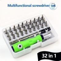 ราคา AT Creative 32 In 1 ไขควงชุด Precision Mini ไขควงแม่เหล็ก Bits ชุดโทรศัพท์กล้องมือถือเครื่องมือบํารุงรักษาซ่อม TH (50200970615)