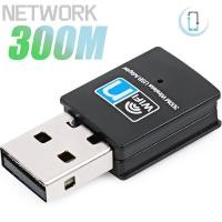 ราคา AT 300Mbps Mini USB Wireless Wifi Adapter Wi fi Network LAN Card 802 11b g n RTL8188 Adaptor การ์ดเครือข่ายสําหรับ PC Desktopputer TH (55301268172)