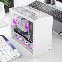 ราคา AT แปล Gamingputer กรณี Grip Handle Cooling PC Tower สําหรับ M ATX ITX เมนบอร์ด USB3 0 338 มม ความยาวกราฟิกการ์ด TH (51201150078)