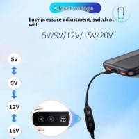 ราคา AT Type C ถึง DC Fast Charging 5V ถึง 12V Boost Converter อะแดปเตอร์สายเคเบิลสําหรับเราเตอร์ไร้สาย TV BOX TH (46651456637)