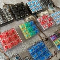 ราคา AT ใหม่ DIY คีย์บอร์ด Fidget พวงกุญแจปุ่มบรรเทาความเครียด Clicker ของเล่น 9Keys Finger คีย์บอร์ดหมวกผู้ใหญ่ TH (44951535475)