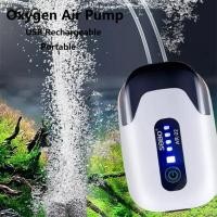 ราคา DEVO Aquarium ปั๊มออกซิเจน Ultra Silent 1 2 หลุมถังปลาปั๊มออกซิเจน แบบพกพาน้ําเสียงต่ํา USB ชาร์จปั๊มลมปลาสําหรับถังปลา Aquarium (45600616625)