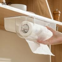 ราคา ที่แขวนกระดาษทิชชู่ ดิโว ที่ใส่ม้วนกระดาษติดผนังที่ทนทานซับน้ํามันอเนกประสงค์ภายใต้ตู้ครัวชั้นวางผ้าขนหนูใช้ในครั (53151907034)